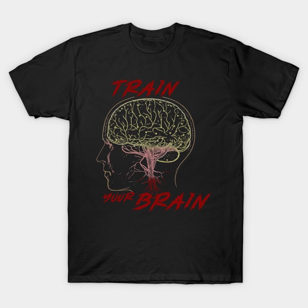Train Your Brain T-Shirt by Soysip